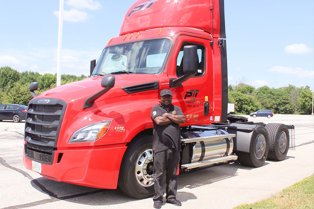 drivers PTI Class A CDL Truck Driver with Paper Transport Tractor