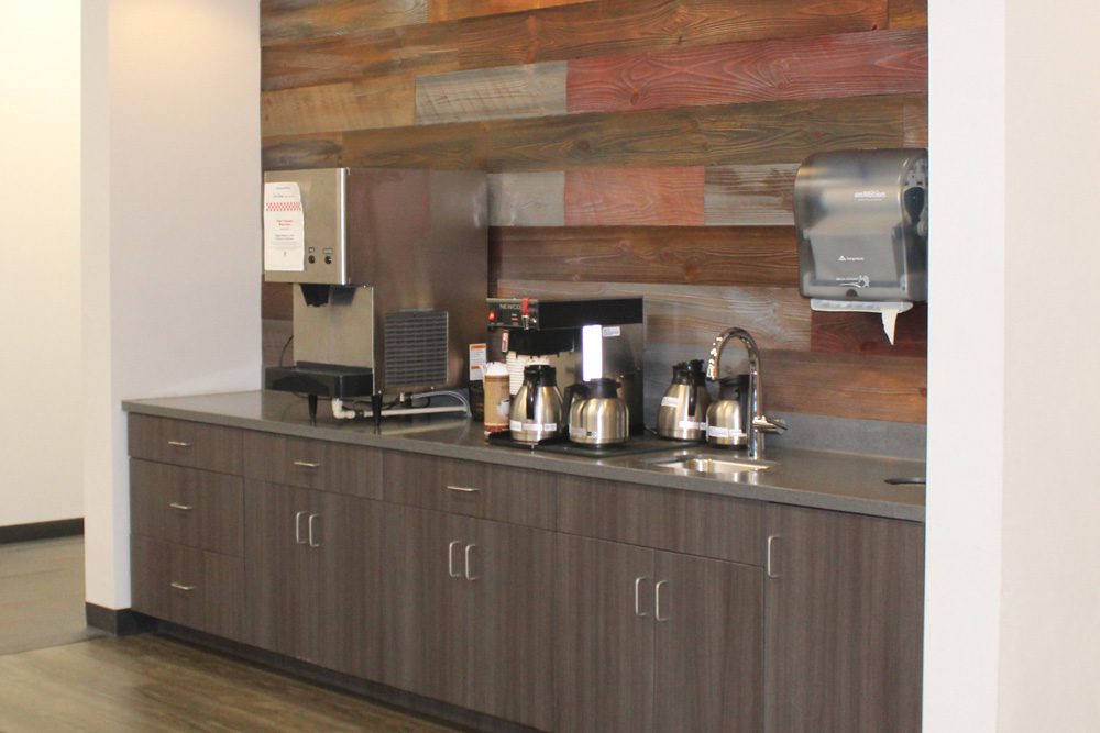 1 Kitchen with Free Coffee at Paper Transport, Inc. Office