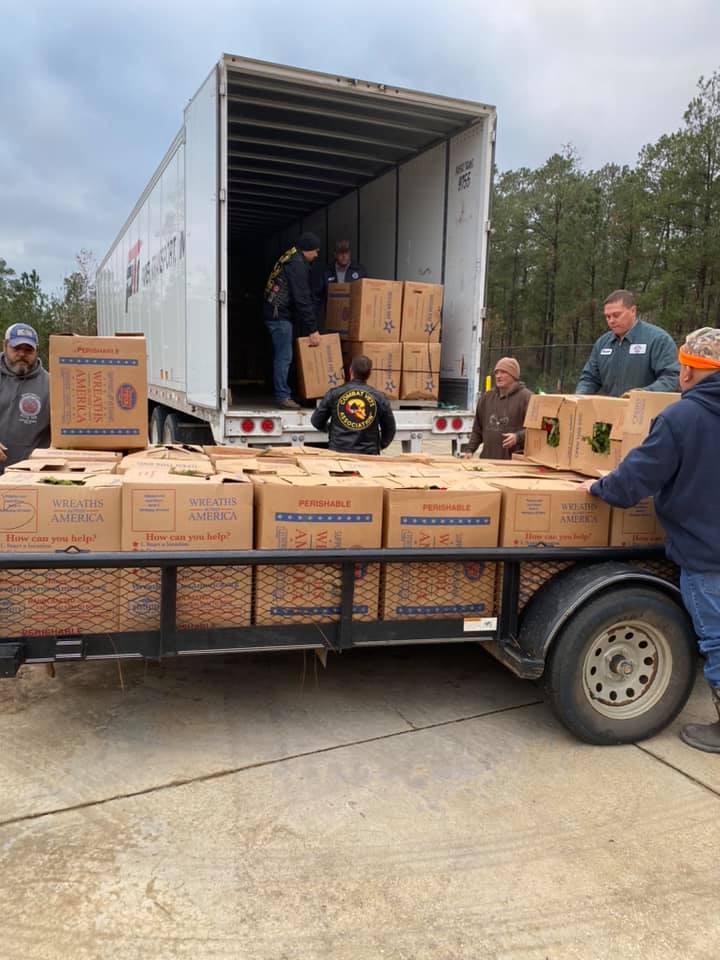 Wreaths Across America - Paper Transport's drivers give their time to run wreaths to different veteran cemeteries to honor those who have served. 