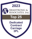 Award Badge for 2023 Top Dedicated Contract Carriage