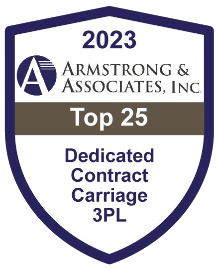 Award Badge for 2023 Top Dedicated Contract Carriage