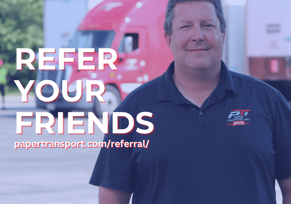 REFER YOUR FRIENDS - Referral Program Paper Transport